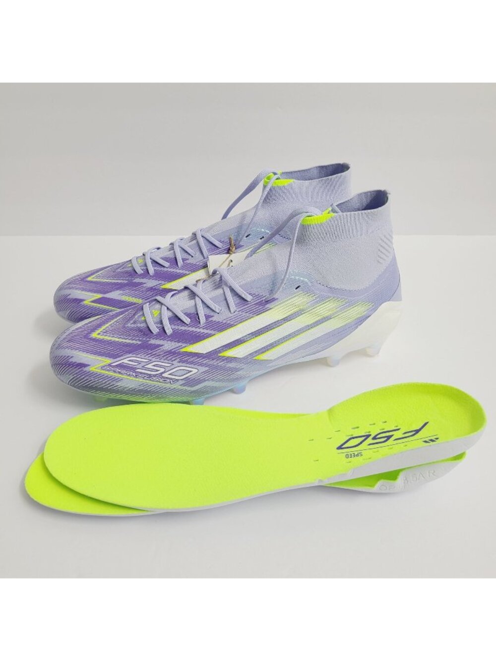 Adidas Womens F50 Sparkfusion Elite FG Soccer Cleats INSOLES JH7648 Size 10 #1